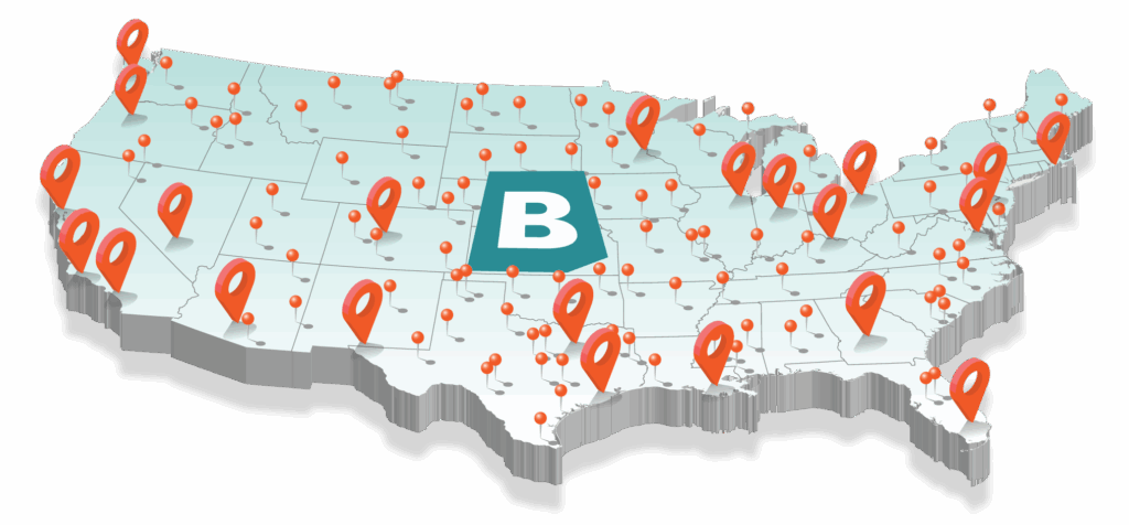 baron branded locations map