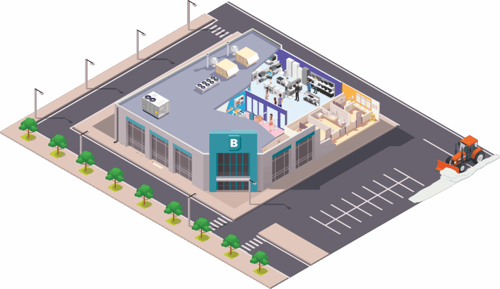 Big Box Retail Rendering